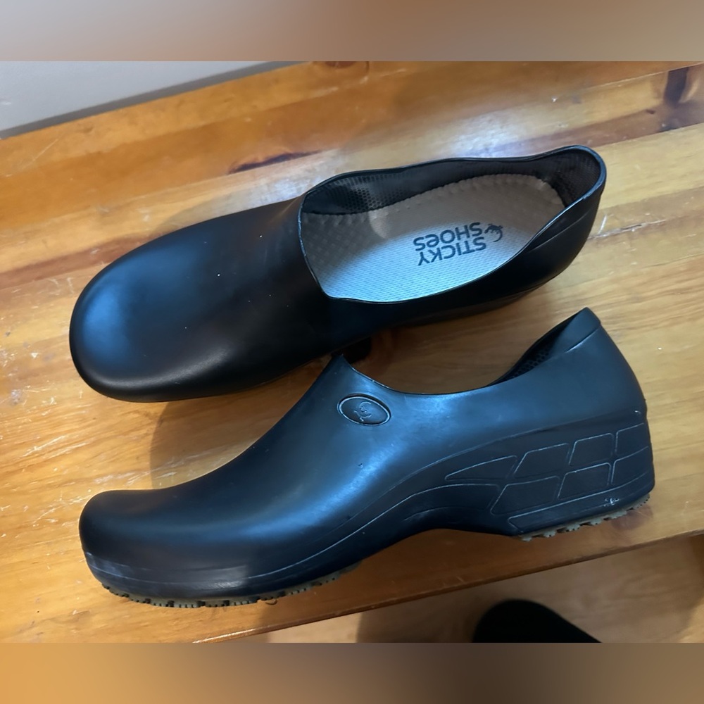 Sticky Nursing Shoes Women,Chefs,Nurses,Clogs for Work - Waterproof Non Slip